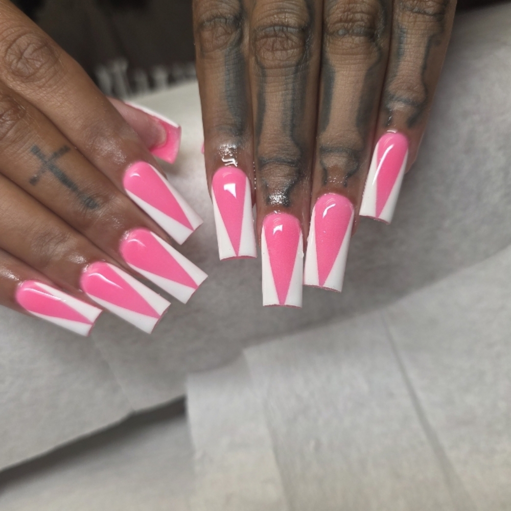 Medium Fullset NO DESIGNS at WHODOYONAILS in Shreveport, LA