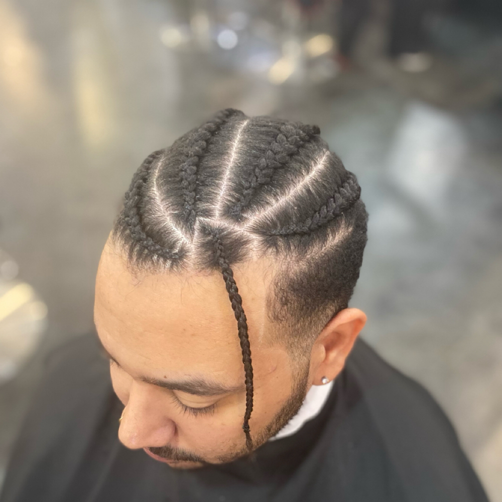 Mens Braids at Spoiled Bhaddie Beauty Studio in Live Oak, TX