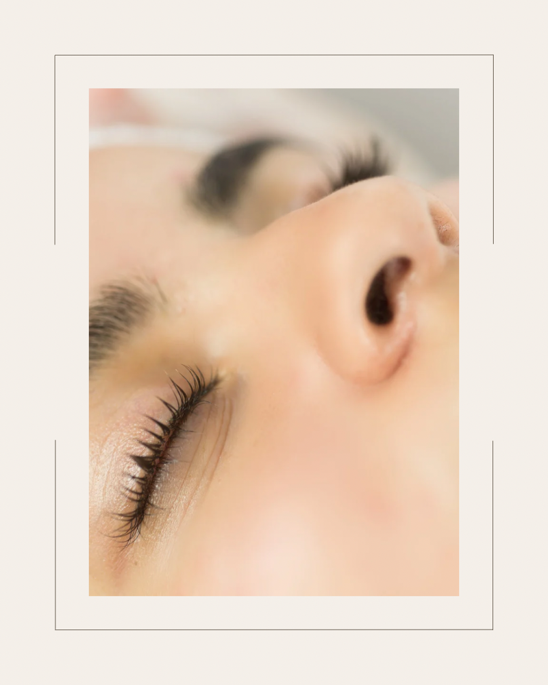 Lash lift and tint