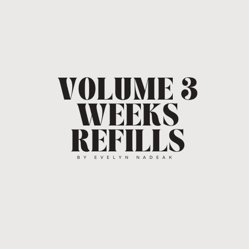 Volume 3 Week Refill💕