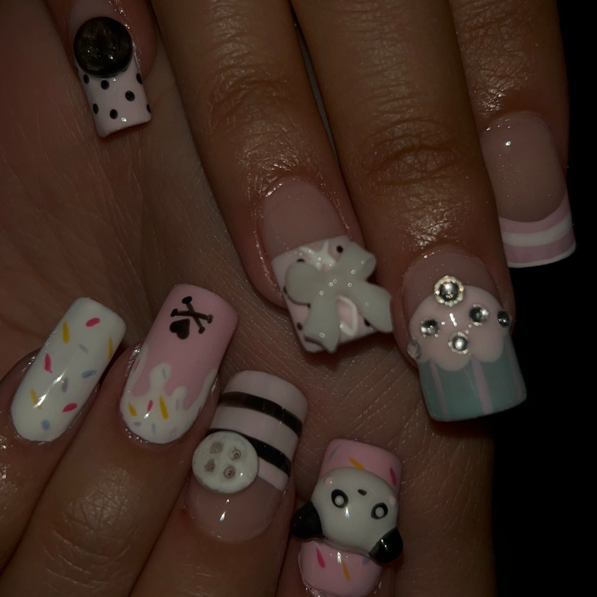 Medium at nailsbymaricelaaa in San Antonio, TX