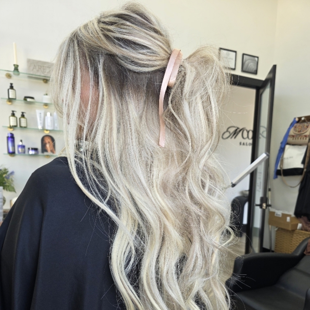 Tape in Row Maintenance at The Perfect Canvas Hair Salon in Katy, TX