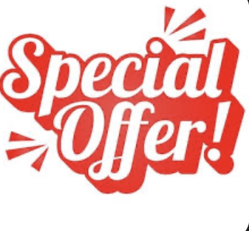 SPECIAL OFFER *MAY 1 - 30th
