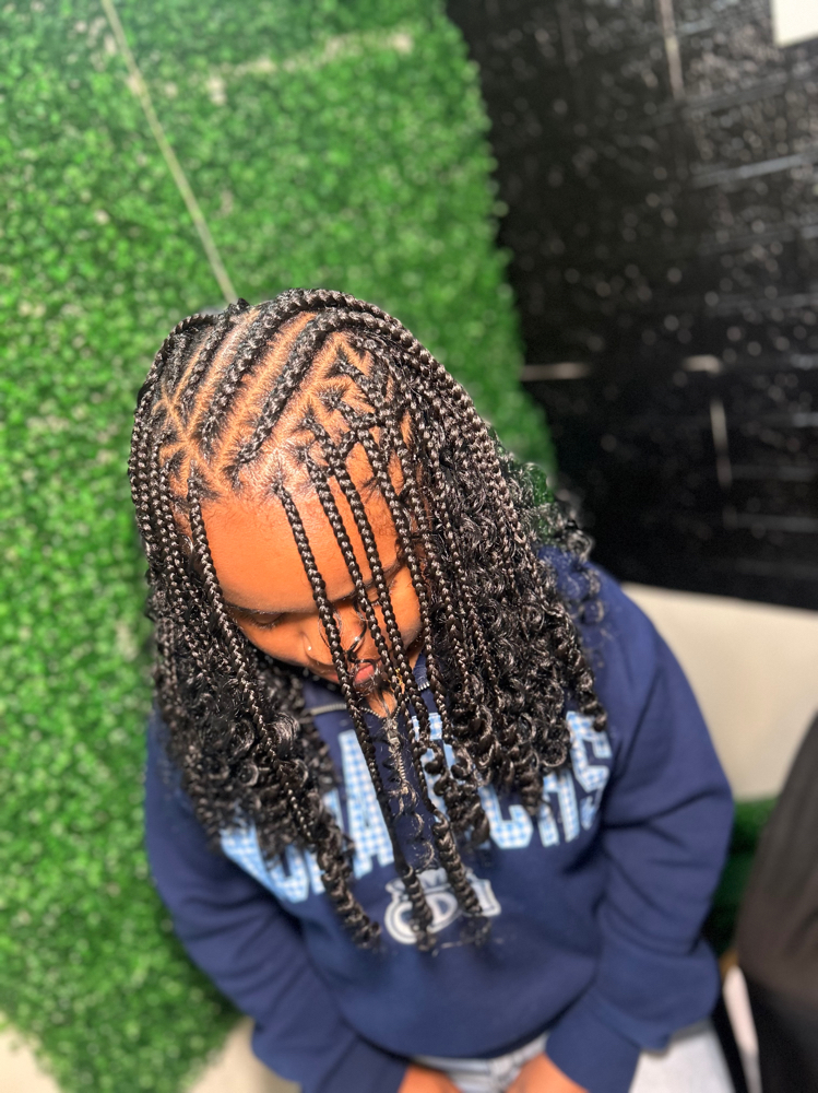 Flip Over Fulani Braids