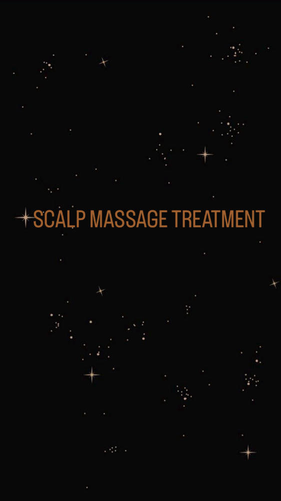 Scalp massage treatment