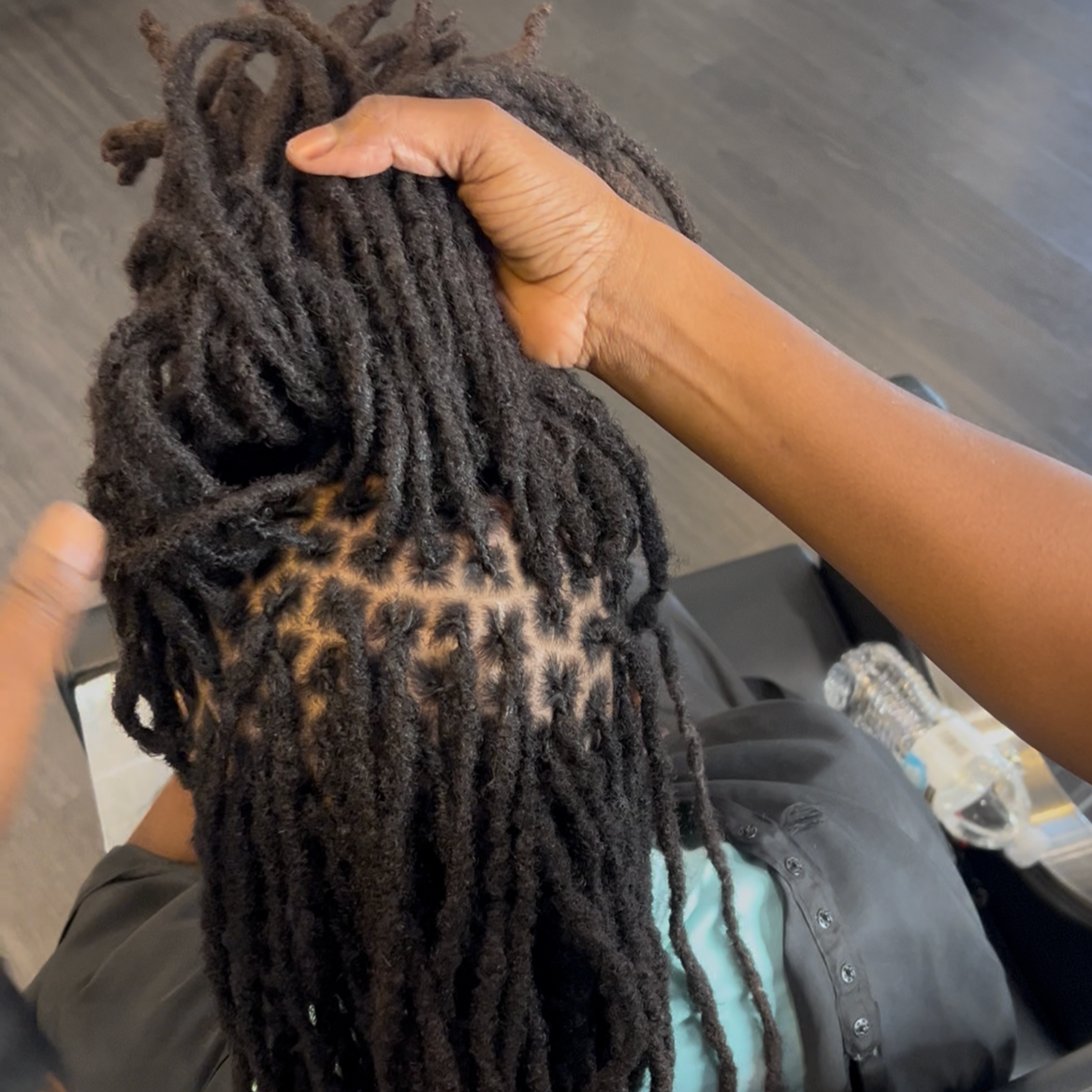 Shampoo + Interlocking at Mutha Lovin Locs in College Park, GA