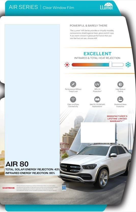 Full Windshield Tint -Air 80