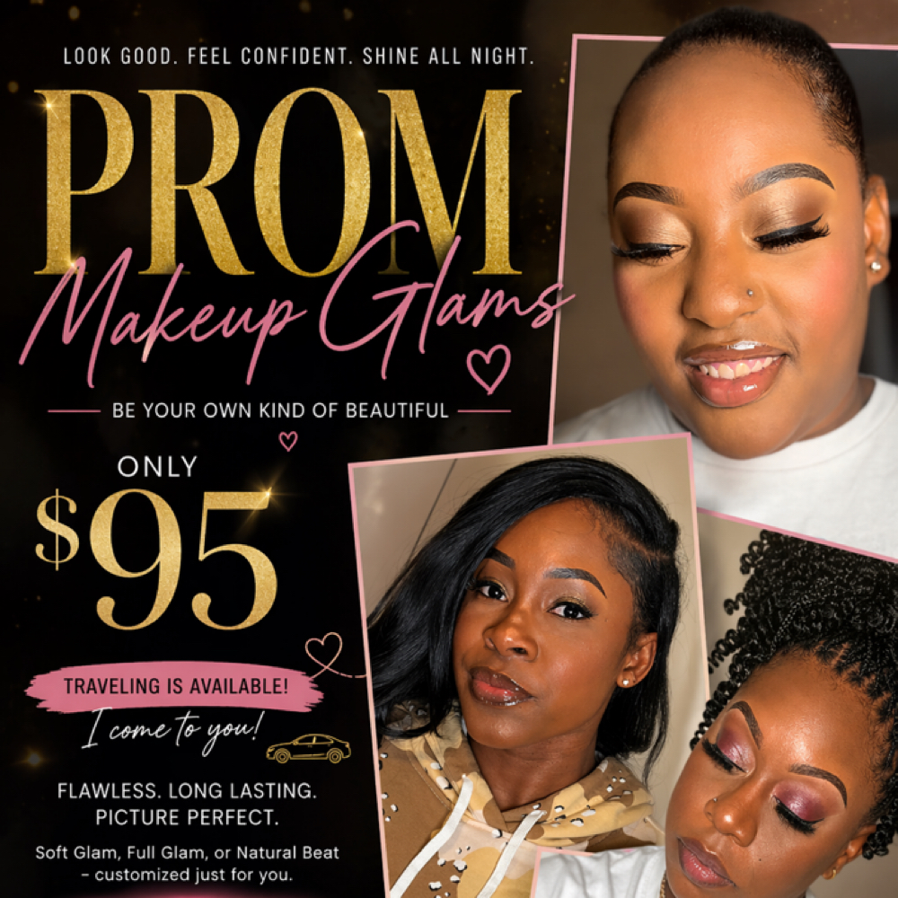 Prom Glam at Jaye Venae The MUA in Lancaster, TX