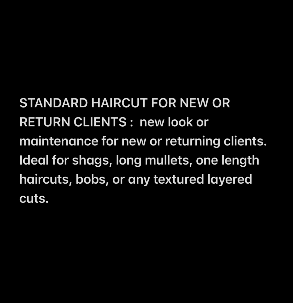 Standard Haircut- New/return client