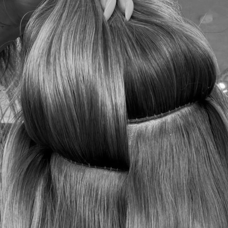 2 Rows Hand Tied Extensions at Southern Roots Salon in Southlake, TX