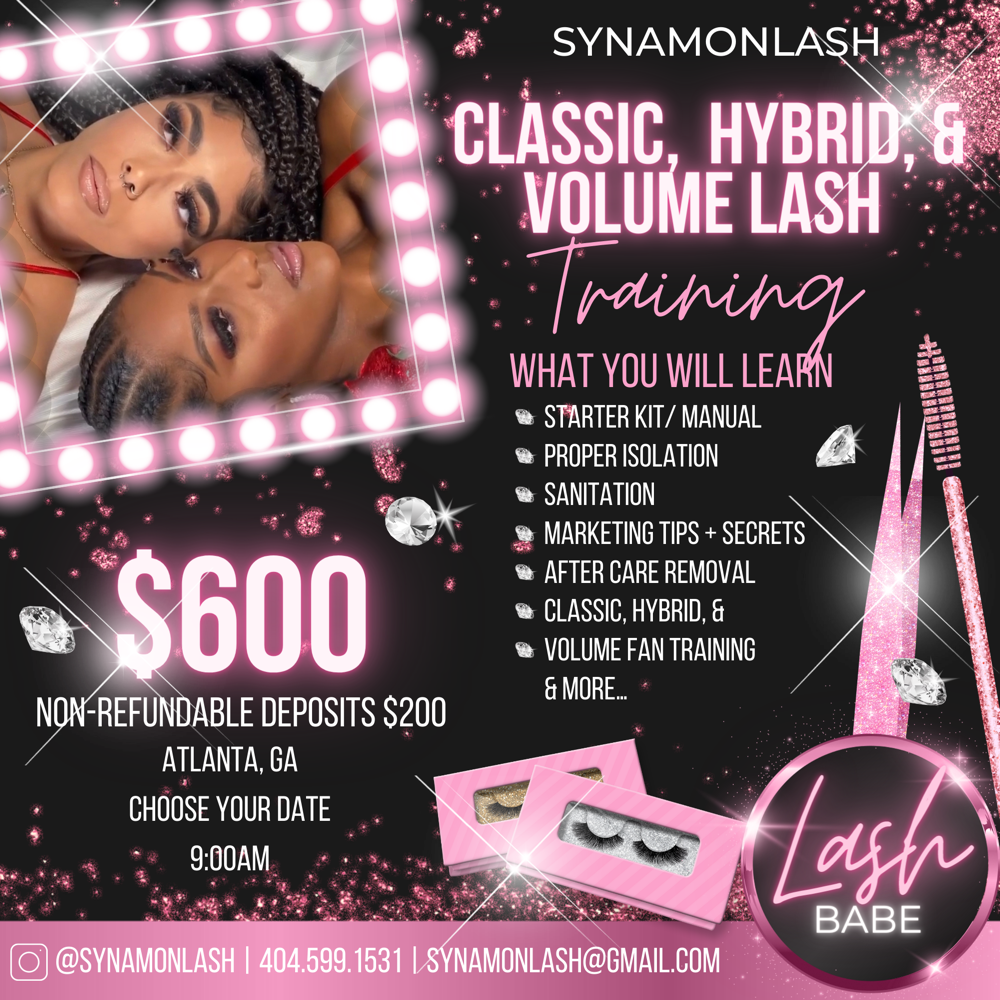 ✨Classic & Volume Lash Course✨