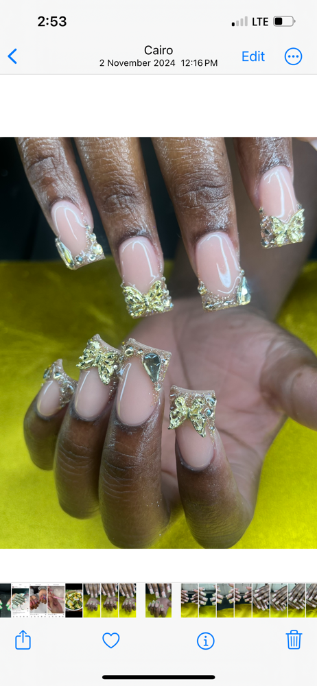 Full-Set Diamond French