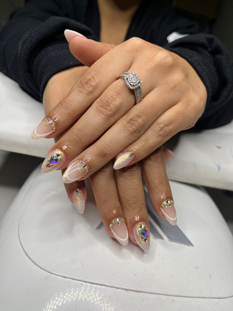 Short Full Set Full Hand Design at Clawsbyvina in Stockton, CA