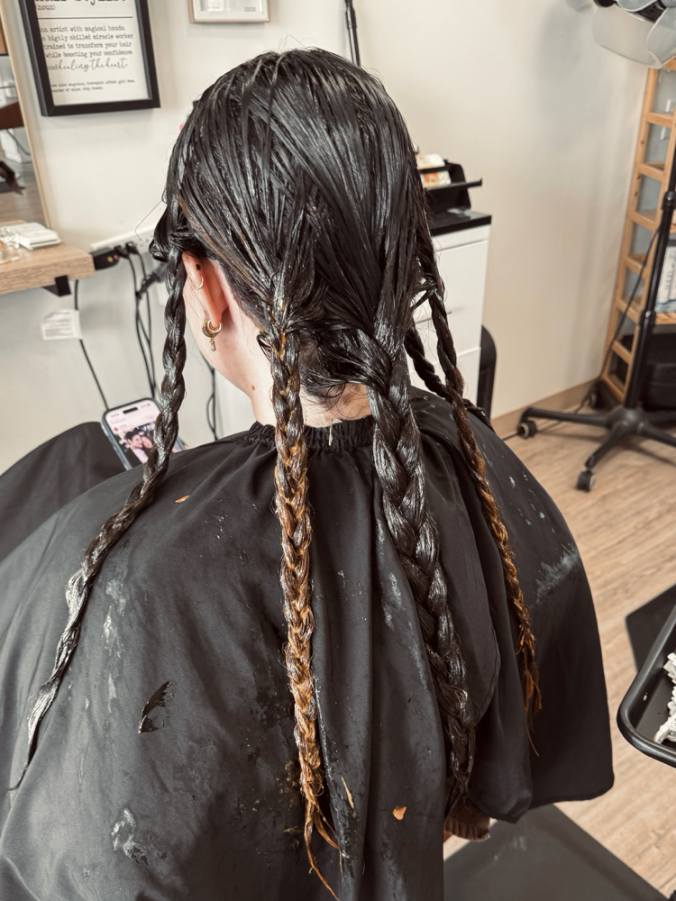 braided balayage