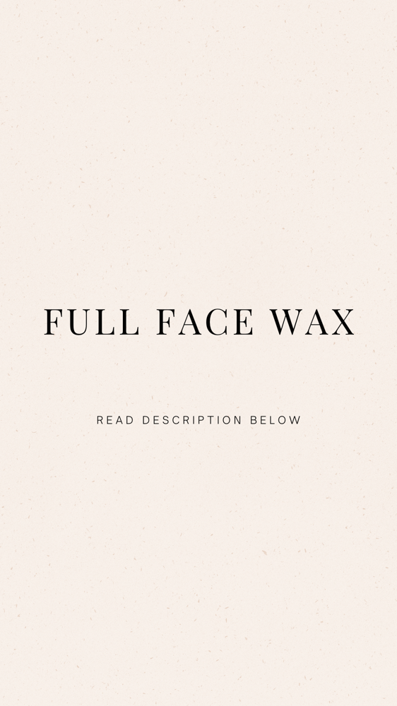 Full Face Wax