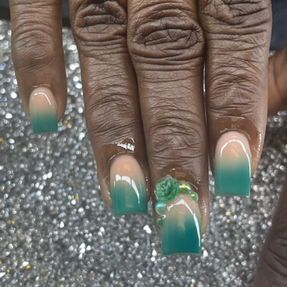 Ombre’ Fullset at Goddess Touch Beauty Bar in North Charleston, SC
