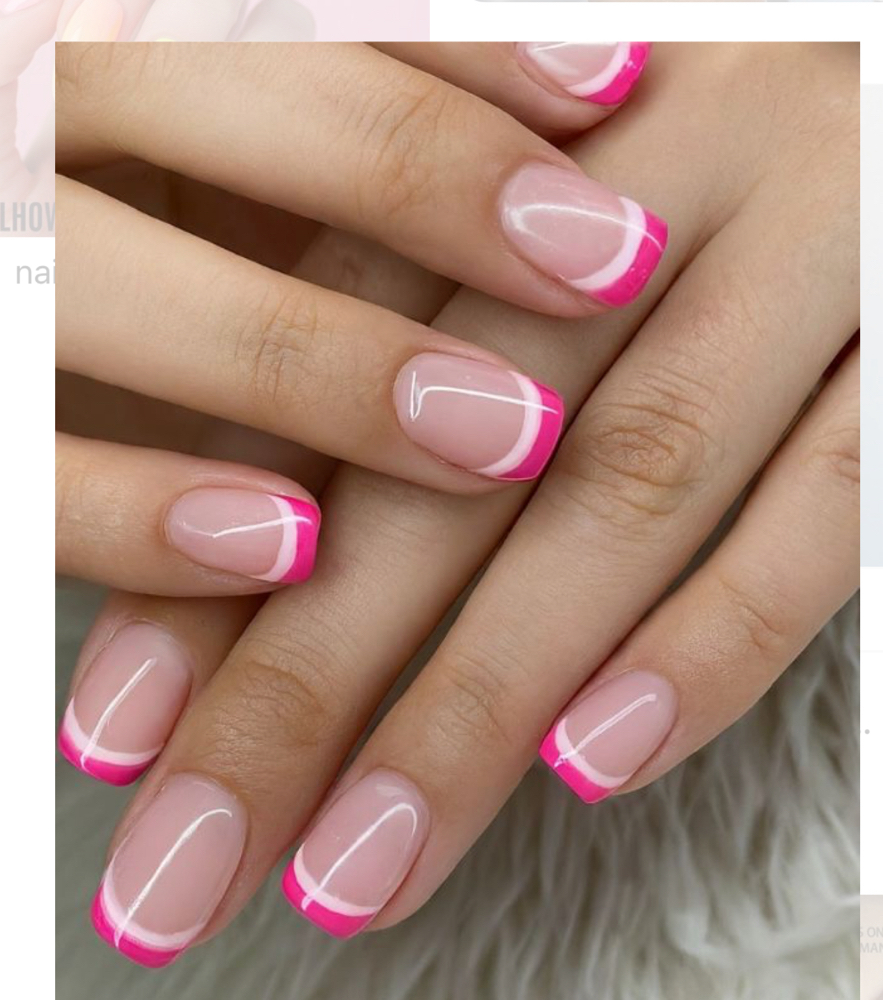 Hard Gel Overlay On Natural Nails