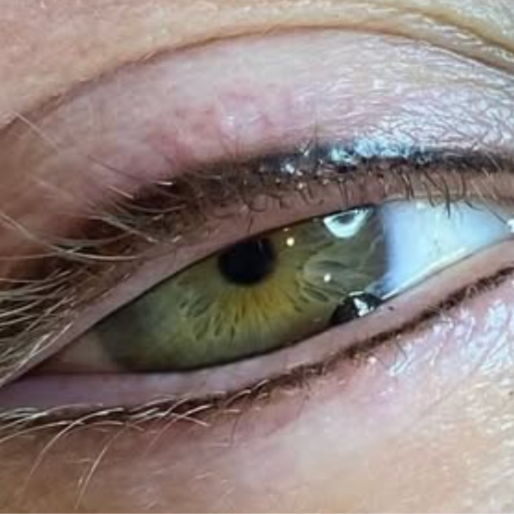 Eyeliner Tattoo 4-6 week touch-up at Highlights in Daytona Beach, FL