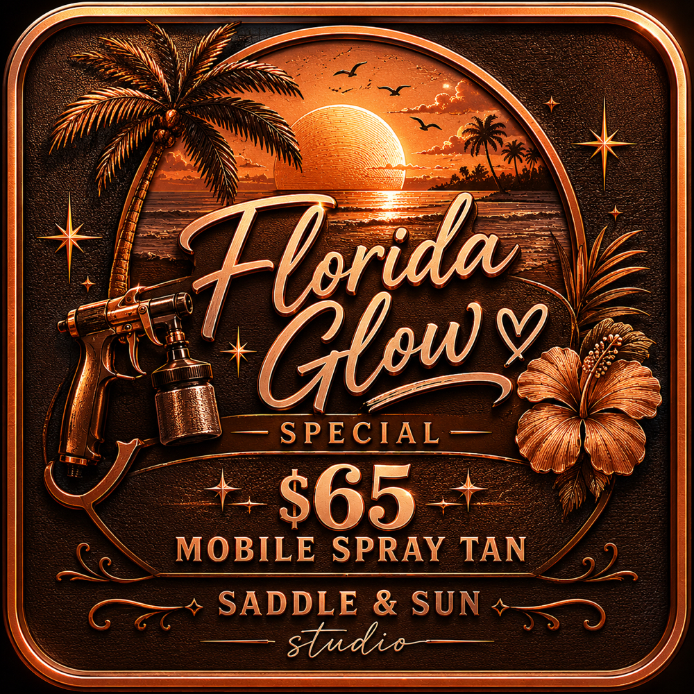 🌴 Florida Glow Special 🌴 at Saddle & Sun Studio in Fort Campbell, KY
