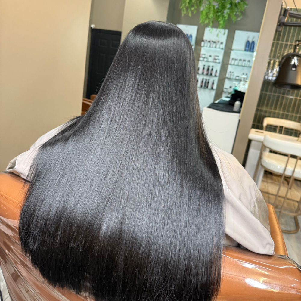 ADD ON SILK PRESS to Color at Hair by Destiny McKenzie in Tonawanda, NY