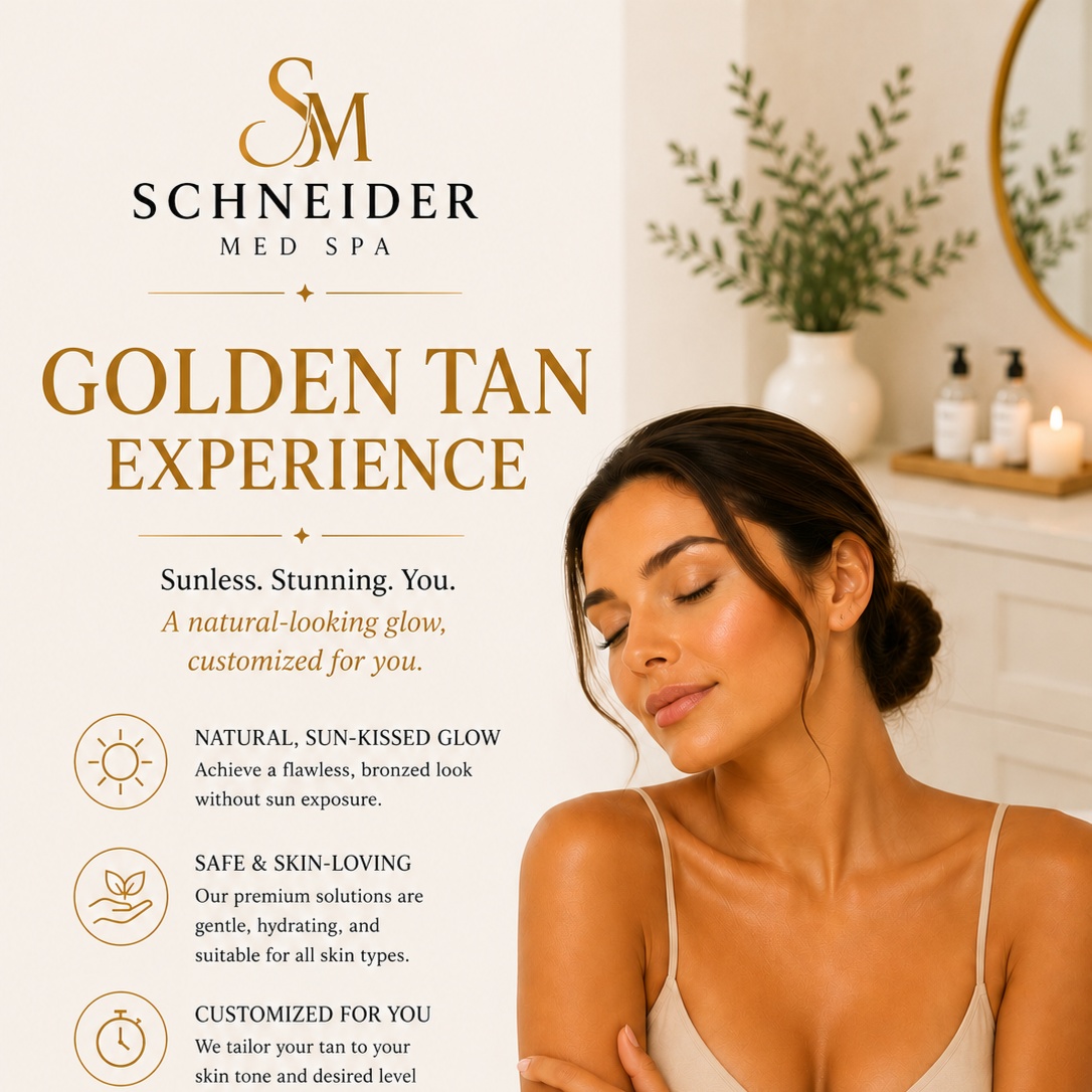 Golden Tan Experience at Schneider Med Spa in Ocoee, FL