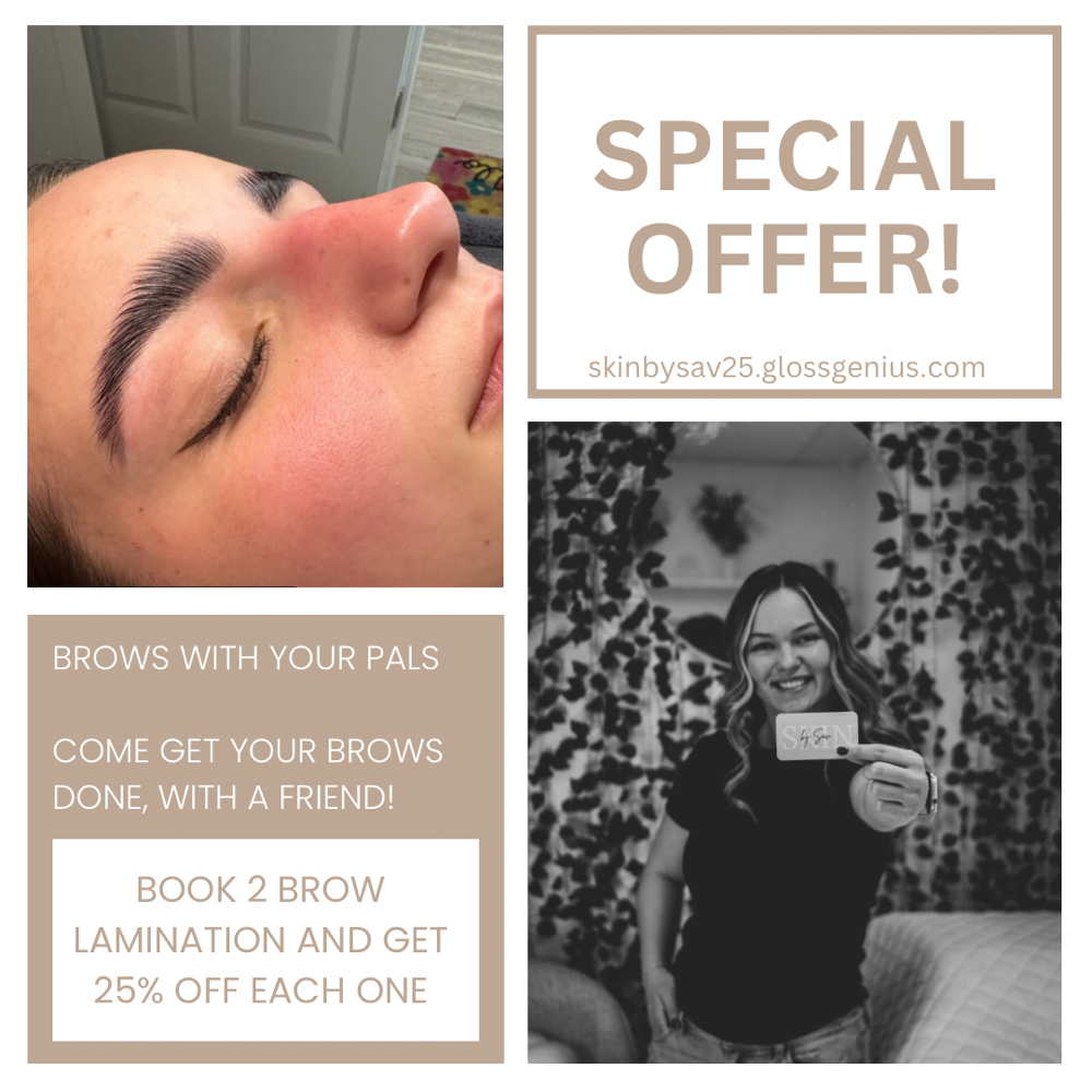 Brows with a Pal at Skin By Sav in Ottawa, KS