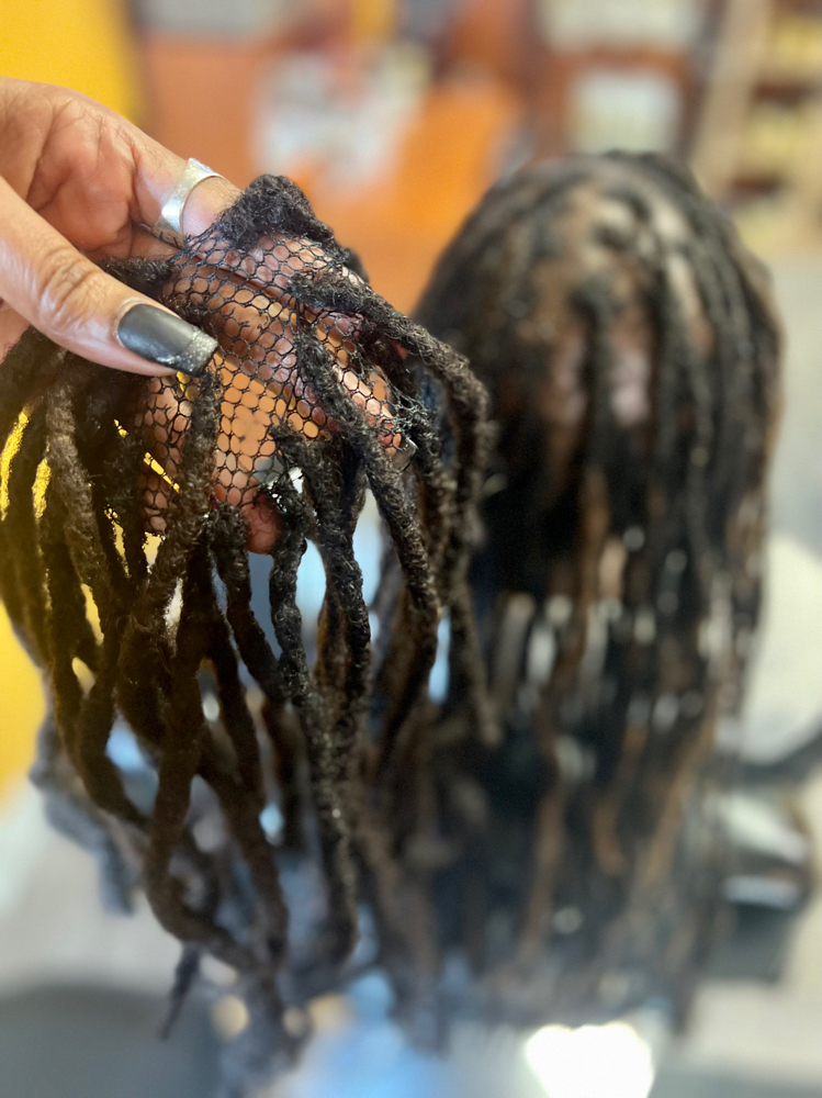 Custom Create 2” Loc Topper at U N I FOR HAIR LLC in North Charleston, SC