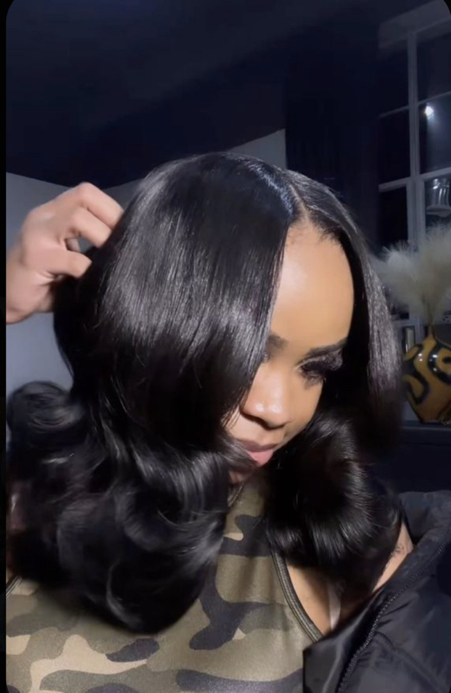 Closure Install Sew In