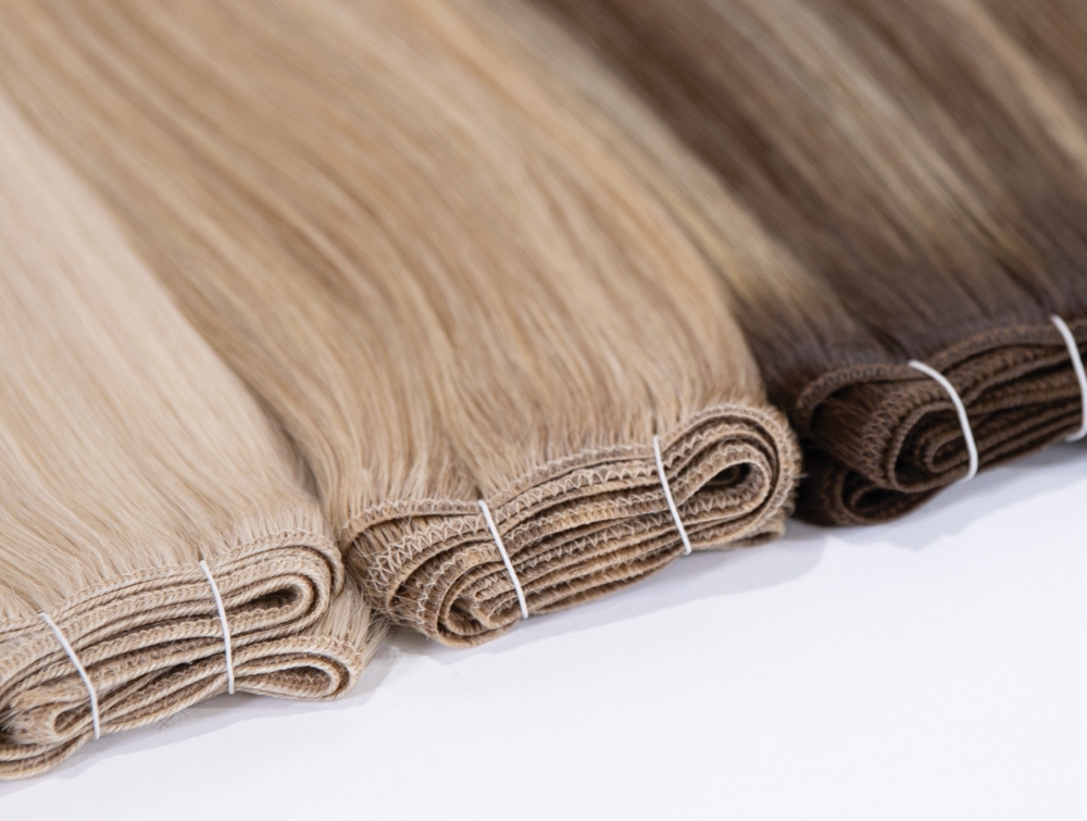 Sewn-In Weft Extensions