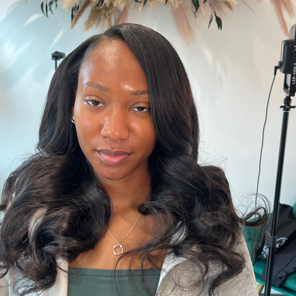 Basic Weave Install at Bounce Blowout Studio in Essex, MD