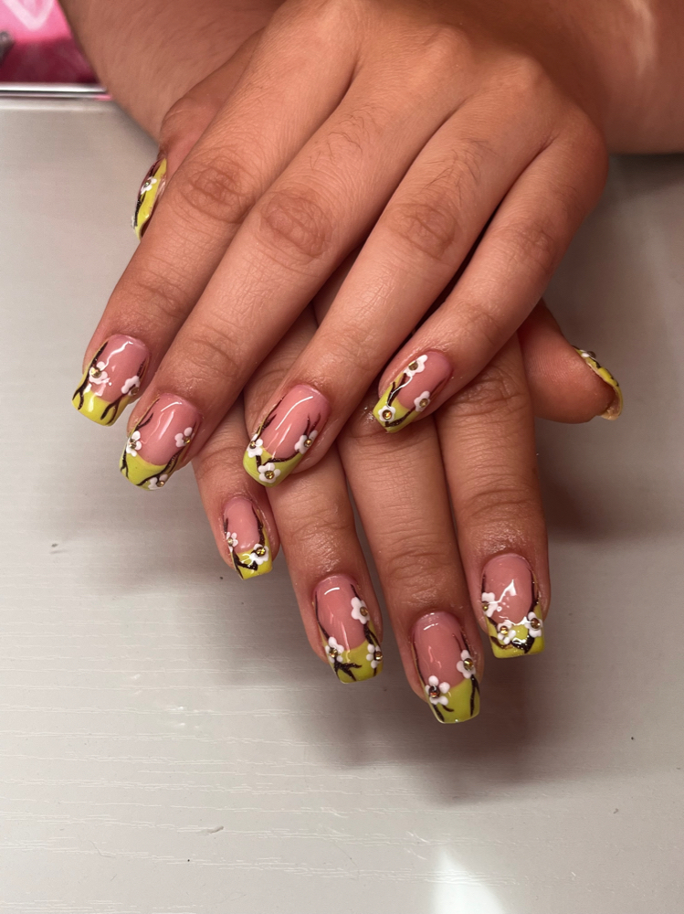 Designed French Tip