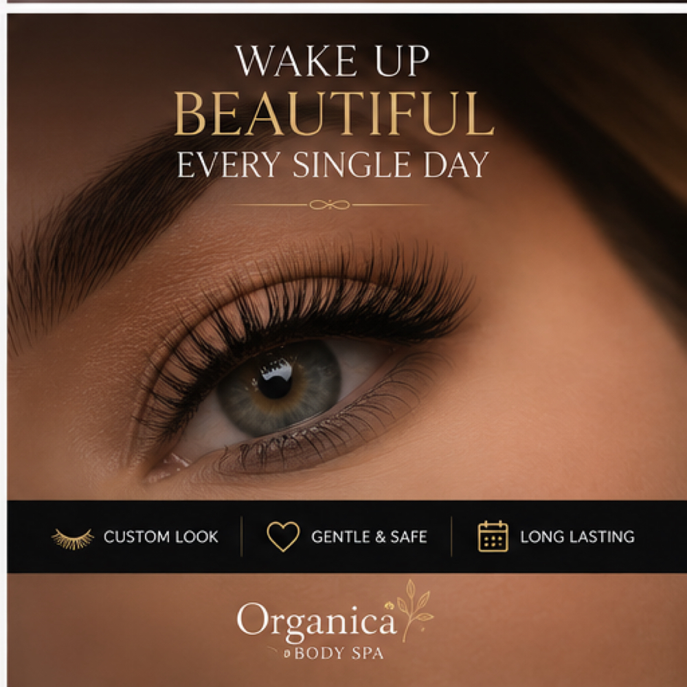 UV LED Classic Eyelash Extensions at Organica Body+ in Sulphur Springs, TX