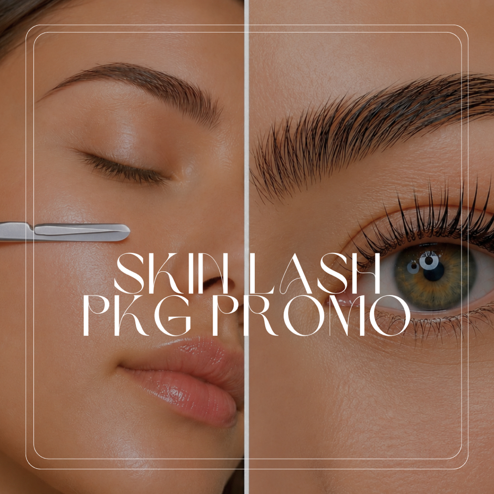 Dermaplaning + Lash Lift /Tint  PKG at Makeup N Giggles in Key West, FL