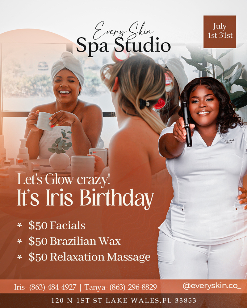 Iris $50 Birthday  SPECIAL