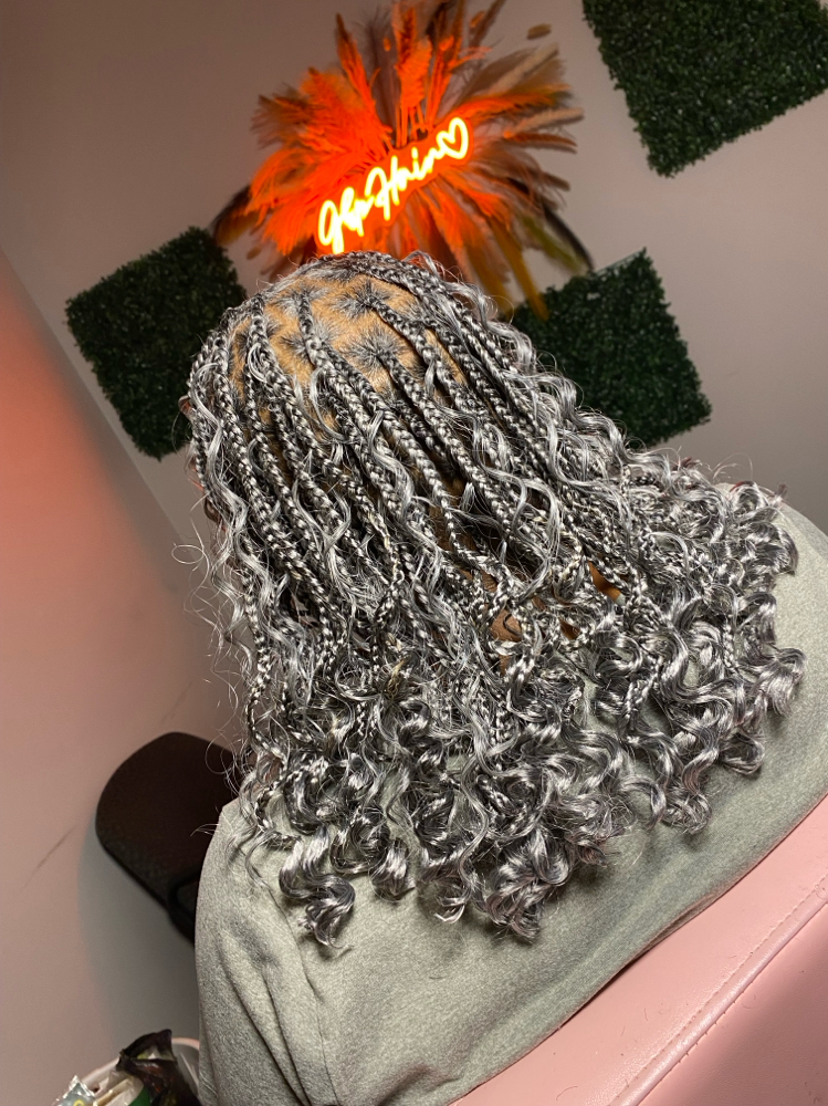 Boho Knotless Bob at GBP HAIR in Southfield, MI