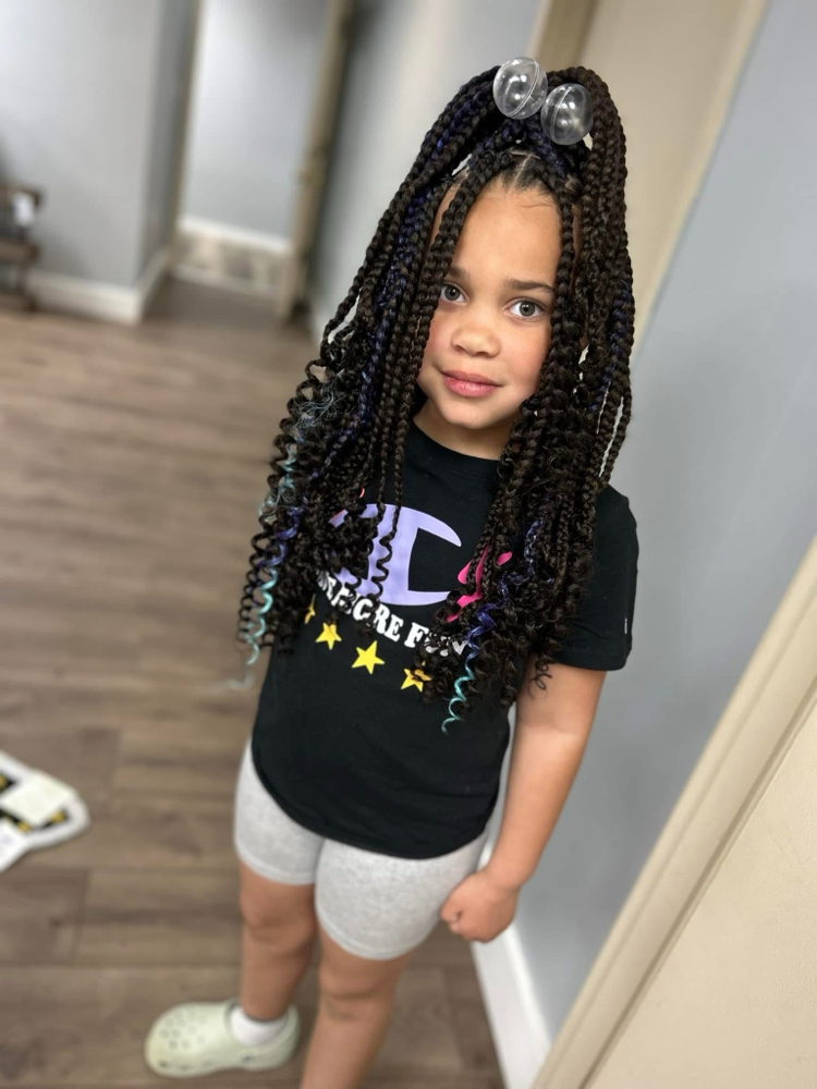 Kids Medium Box Braids Regular