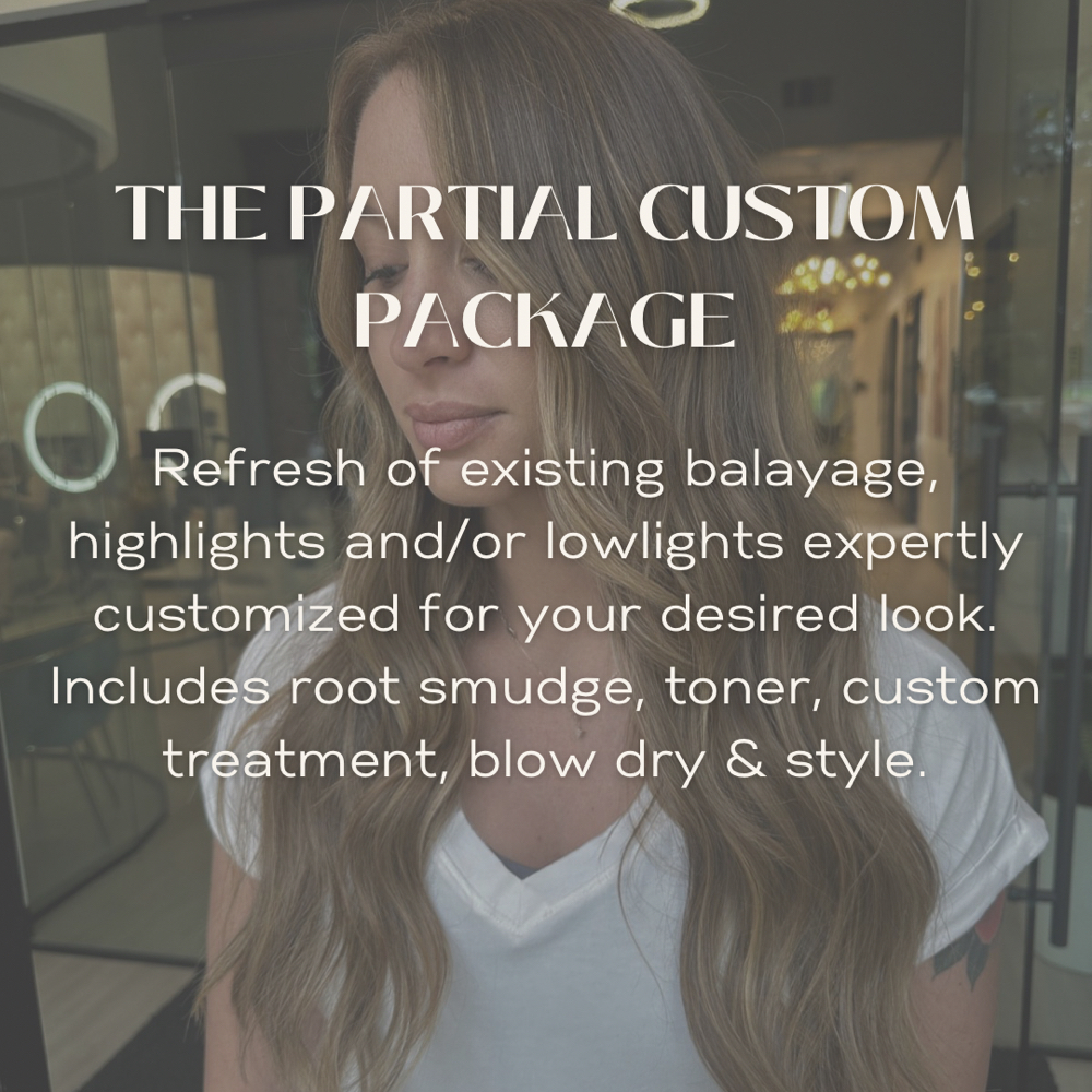 The Partial Custom Package at Ash & Honey Hair Co. in Alpharetta, GA