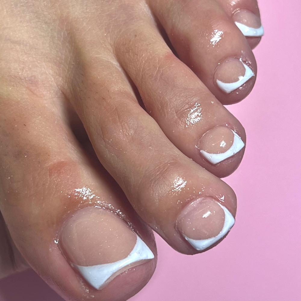 Acrylic Toes+Pedicure