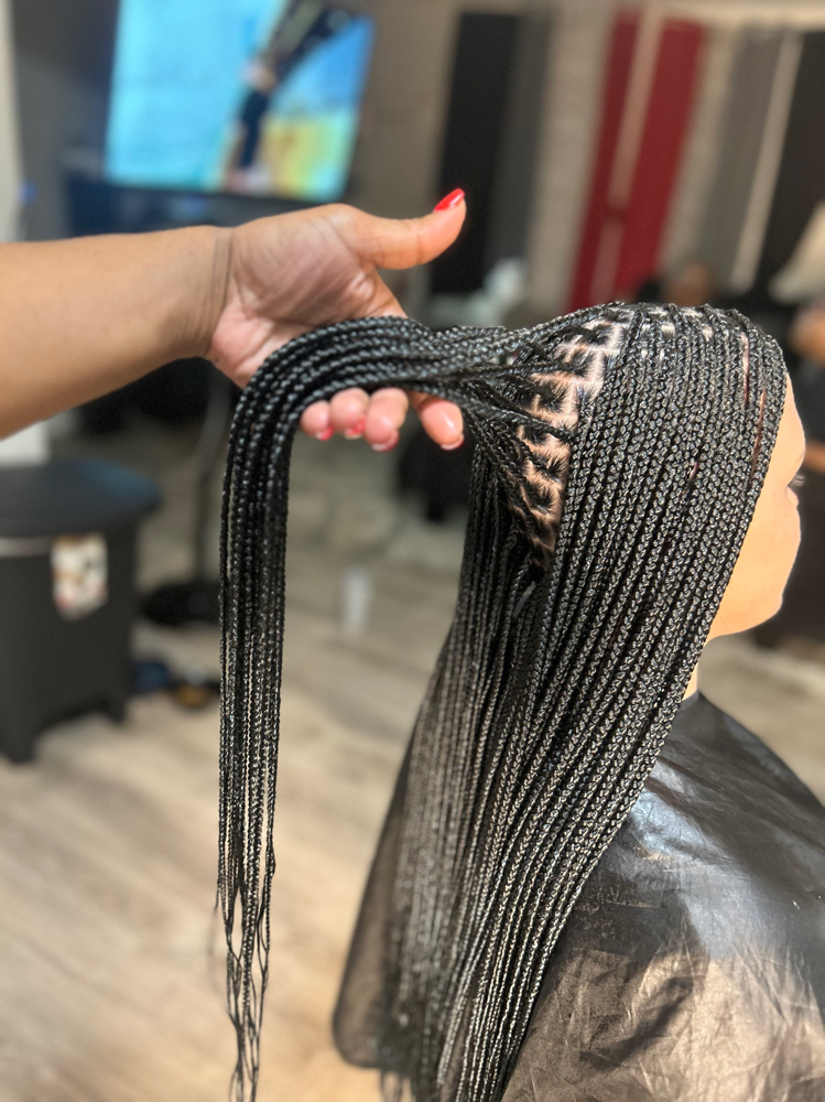 Small Knotless Braids