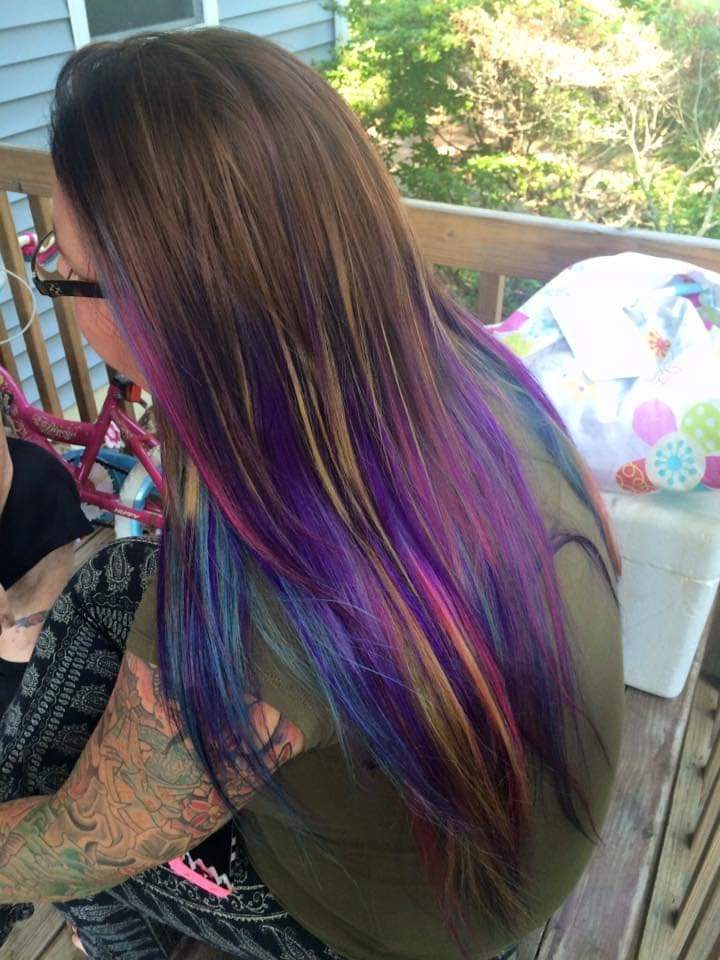 Unicorn Hair Coloring
