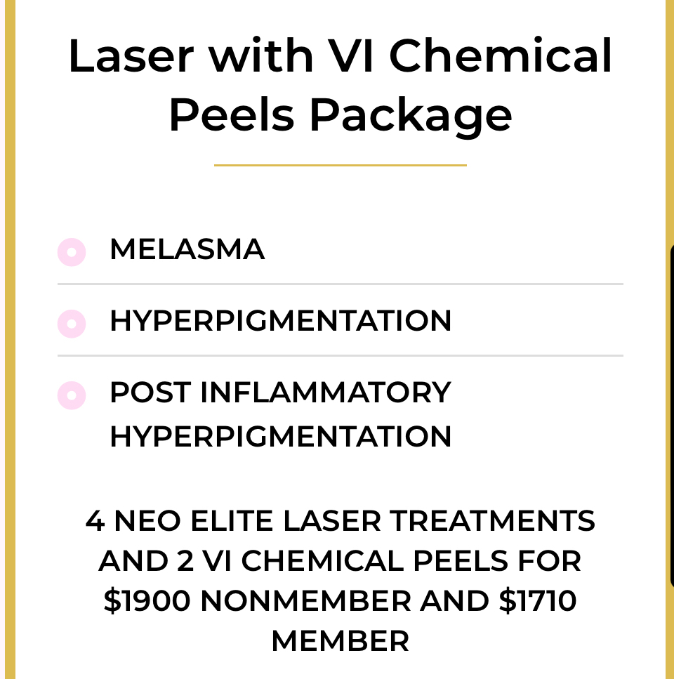 Laser With Chemical Peels