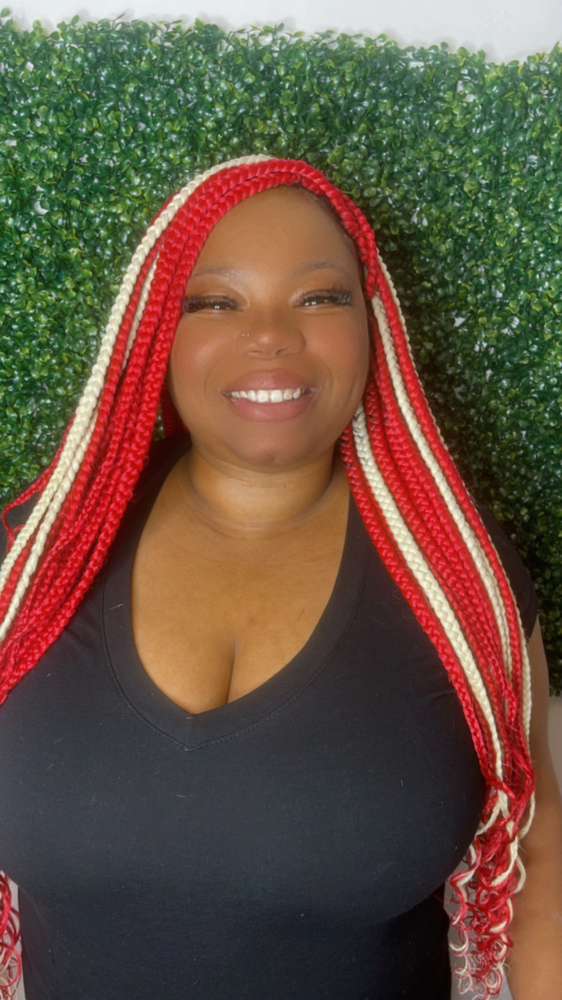 Medium Box Braids
