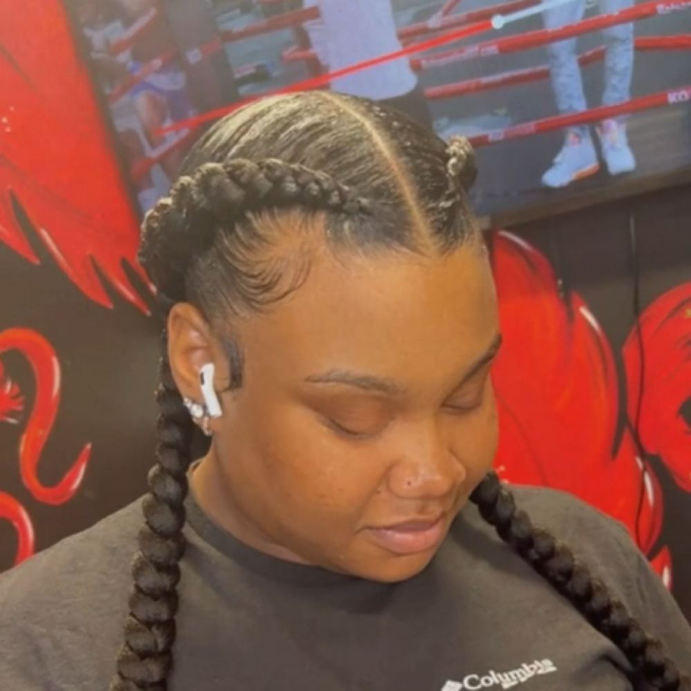 2 Feedins at The Luxe Braid Co. in Capitol Heights, MD