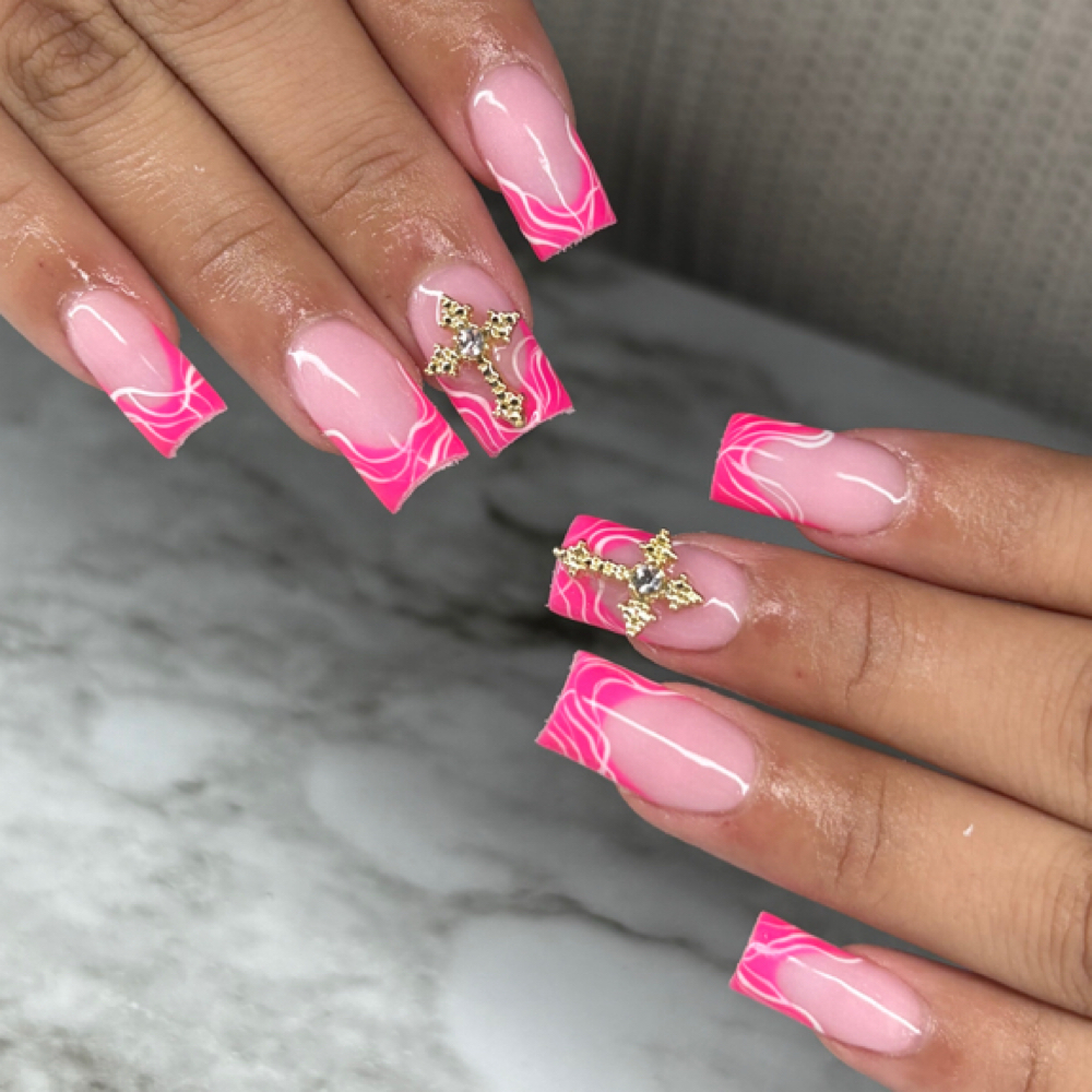 Medium Acrlyic Set at Sophies Nails in Angola, IN