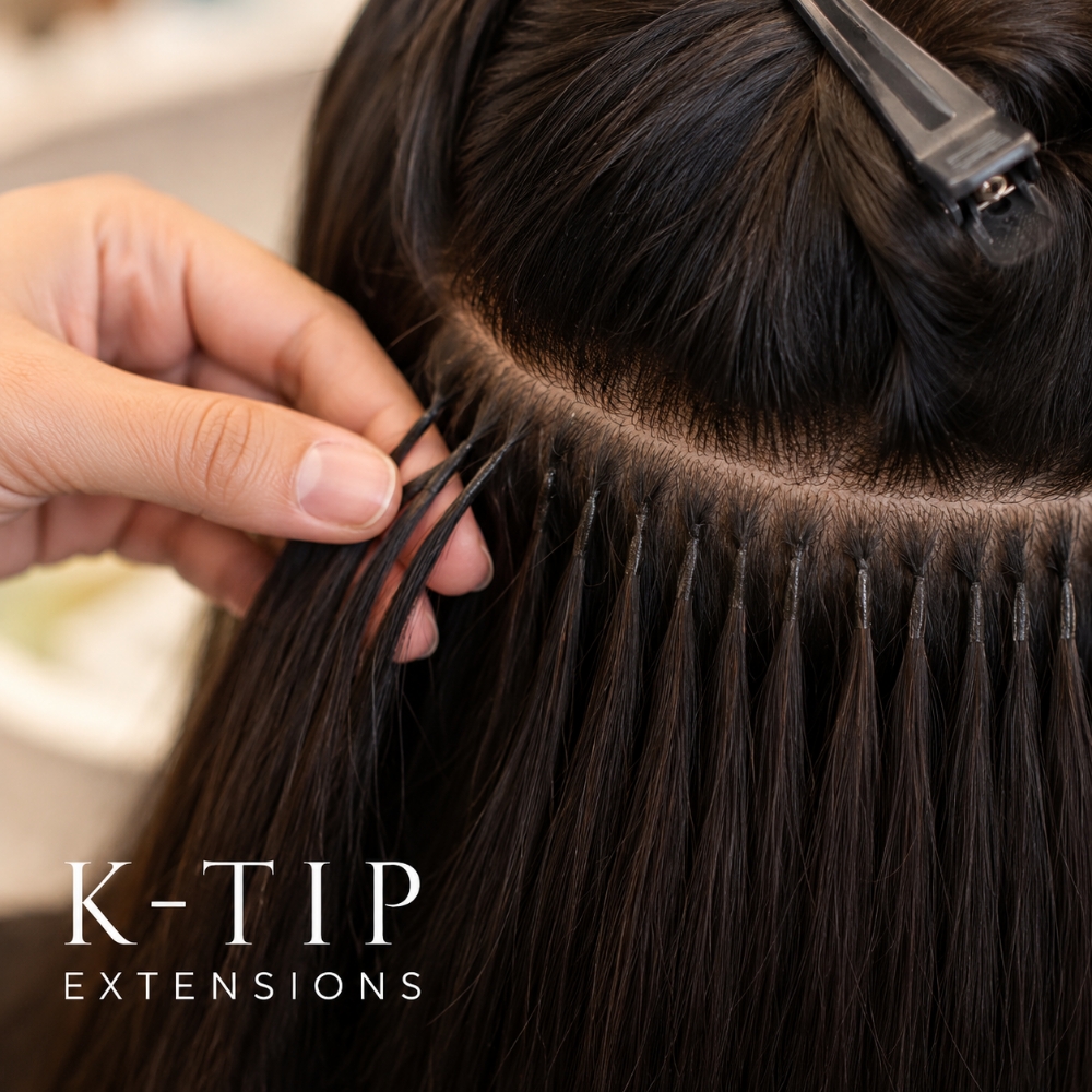 K-Tip (keratin Bond) Extensions at Regina's Hair & Nail Studio in Corning, CA