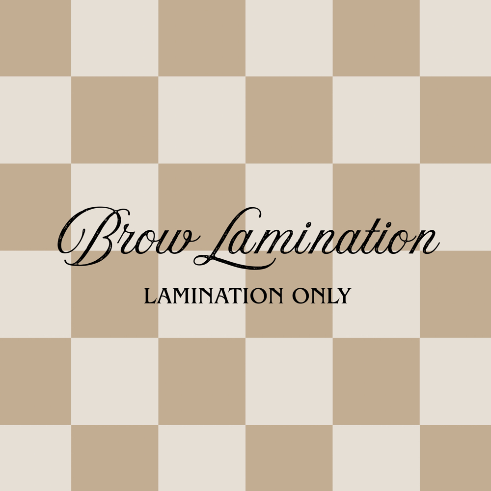 BROW LAMINATION ONLY at Desert Bloom Esthetics in Tulsa, OK