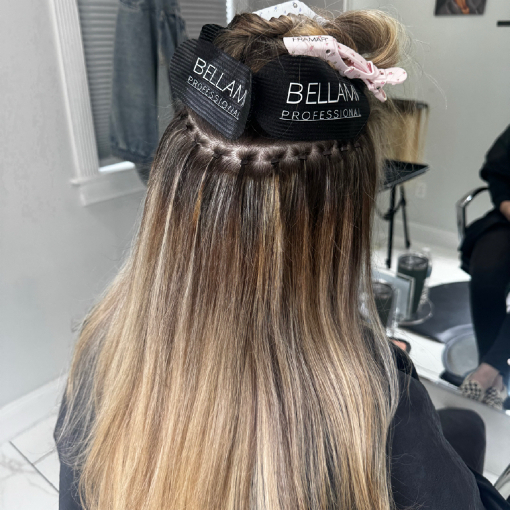 Weft Extension Removal at Kanvas by Kanani in Cherry Valley, MA