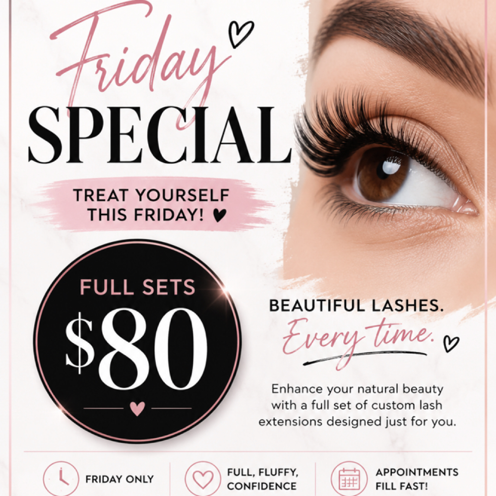 Friday Lash Set at Fabulash By Leslie in Brookhaven, MS