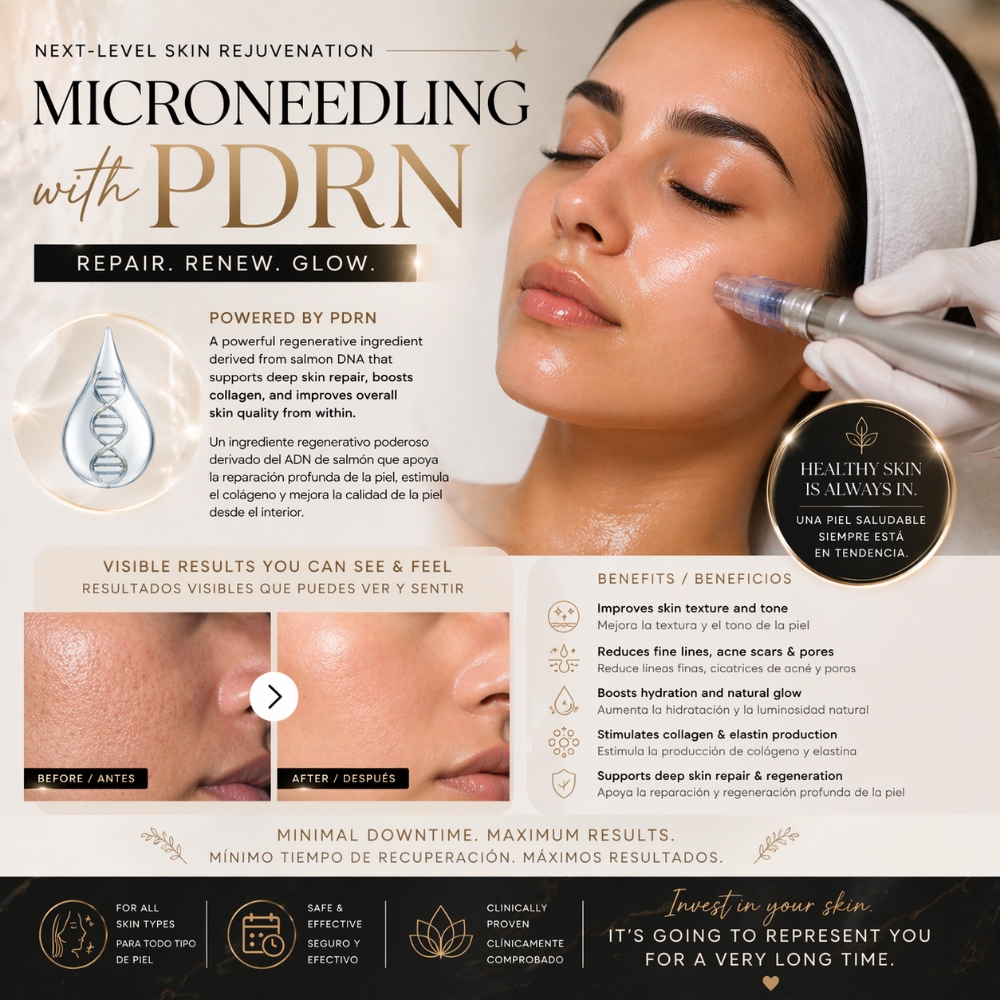 Microneedling With PDRN at Ady Glow Esthetics in Houston, TX