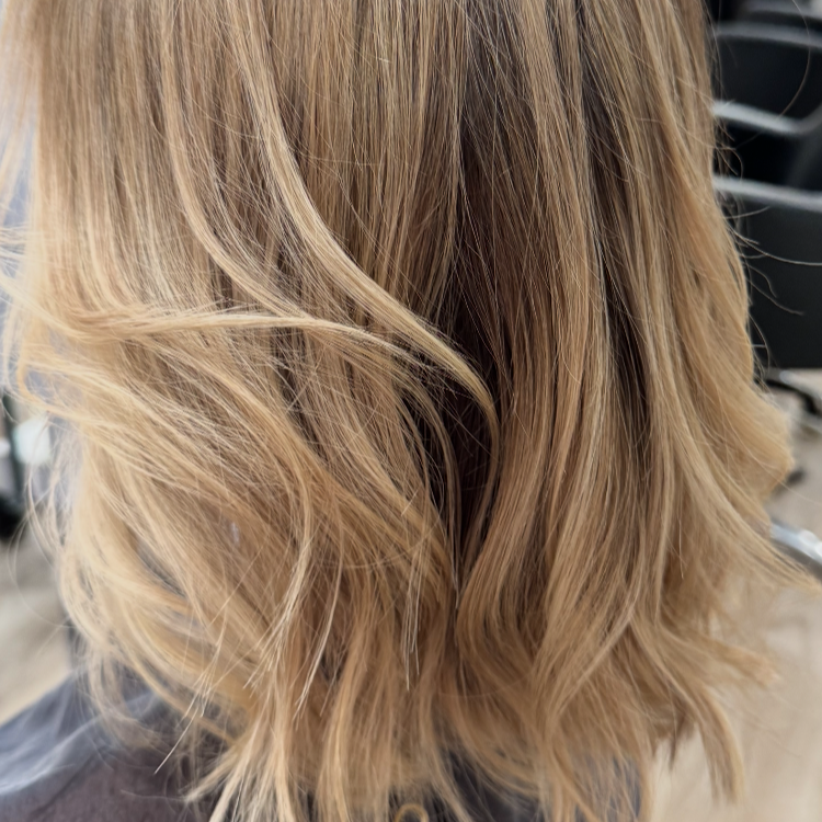 women's haircut at blonde & branded salon in Raleigh, NC